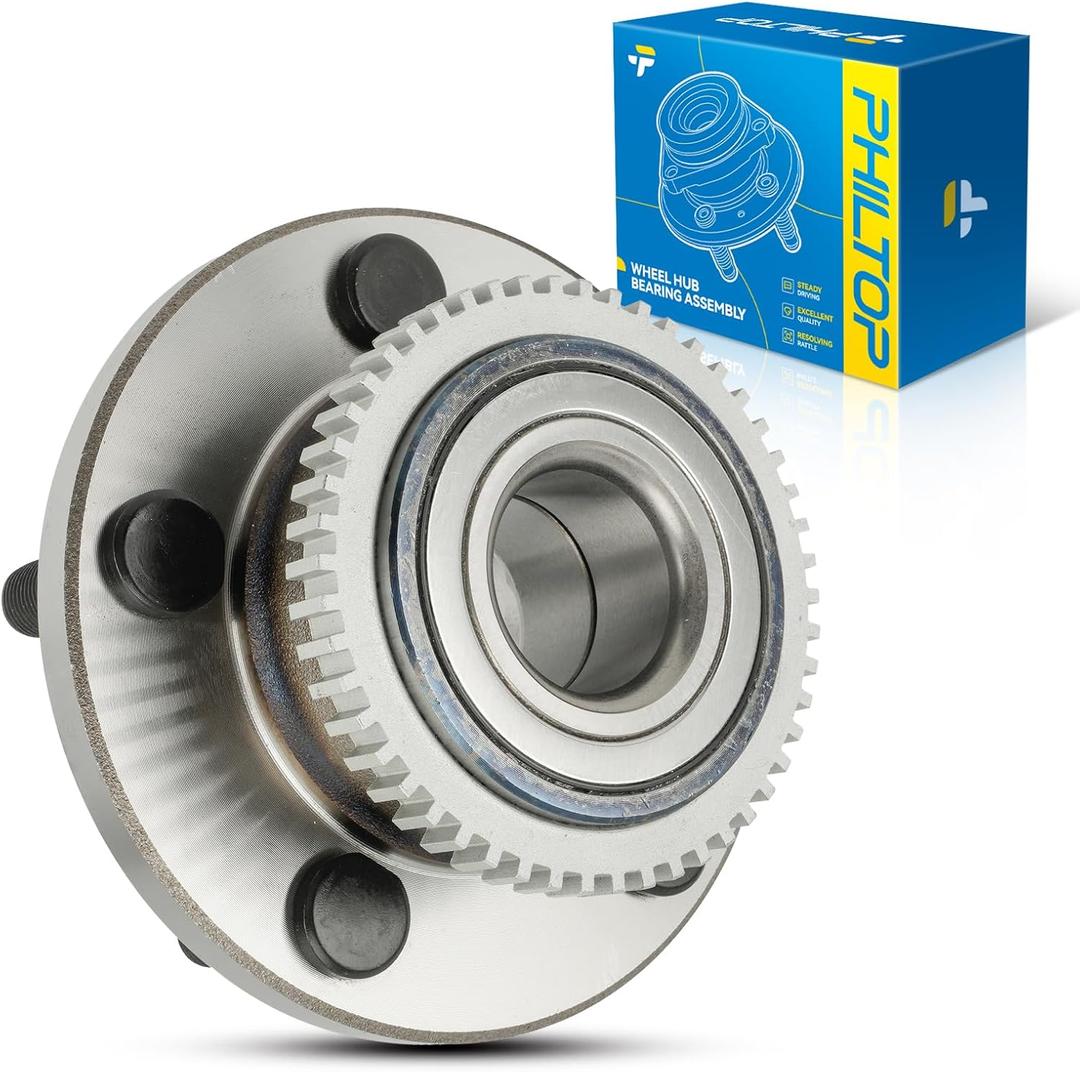 PHILTOP 513346 Front Wheel Bearing Hub Assembly Fit for Ford Mustang 2015-2021, 5 Lugs 1pc Wheel Hub Bearings