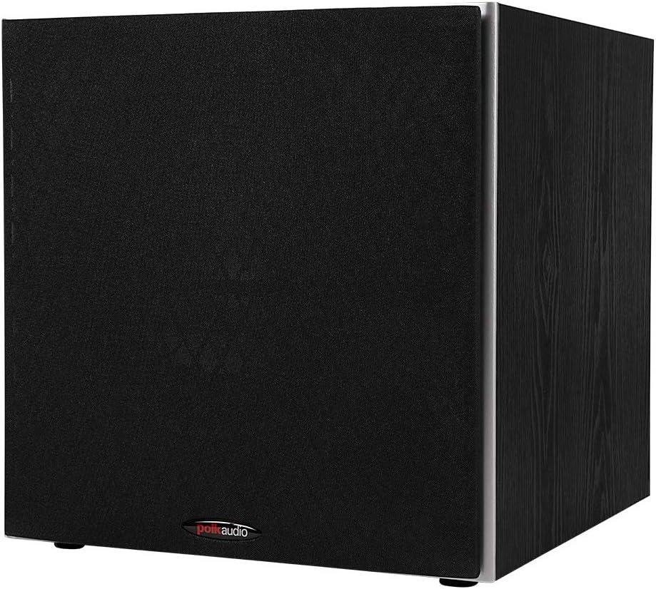 Polk Audio PSW10 10" Powered Subwoofer  Power Port Technology, Up to 100 Watts, Big Bass in Compact Design, Easy Setup with Home Theater Systems, Timbre-Matched with Monitor & T-Series Polk Speakers