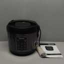 AROMA 12-Cup (Cooked) Digital Rice & Grain Multicooker (ARC-966BD), Black