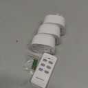 Remote Control Outlet Wireless Light Switch for Household Appliances, Expandable Remote Light Switch Kit, Up to 100 ft Range, FCC Certified, ETL Listed, White (3 Outlets + 1 Remotes)