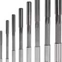uxcell Chucking Reamer Set Lathe Machine Reamer Straight Flute Milling Cutter High Speed Steel H7 Tolerance (3mm 4mm 5mm 6mm 7mm 8mm 9mm 10mm) 8pcs