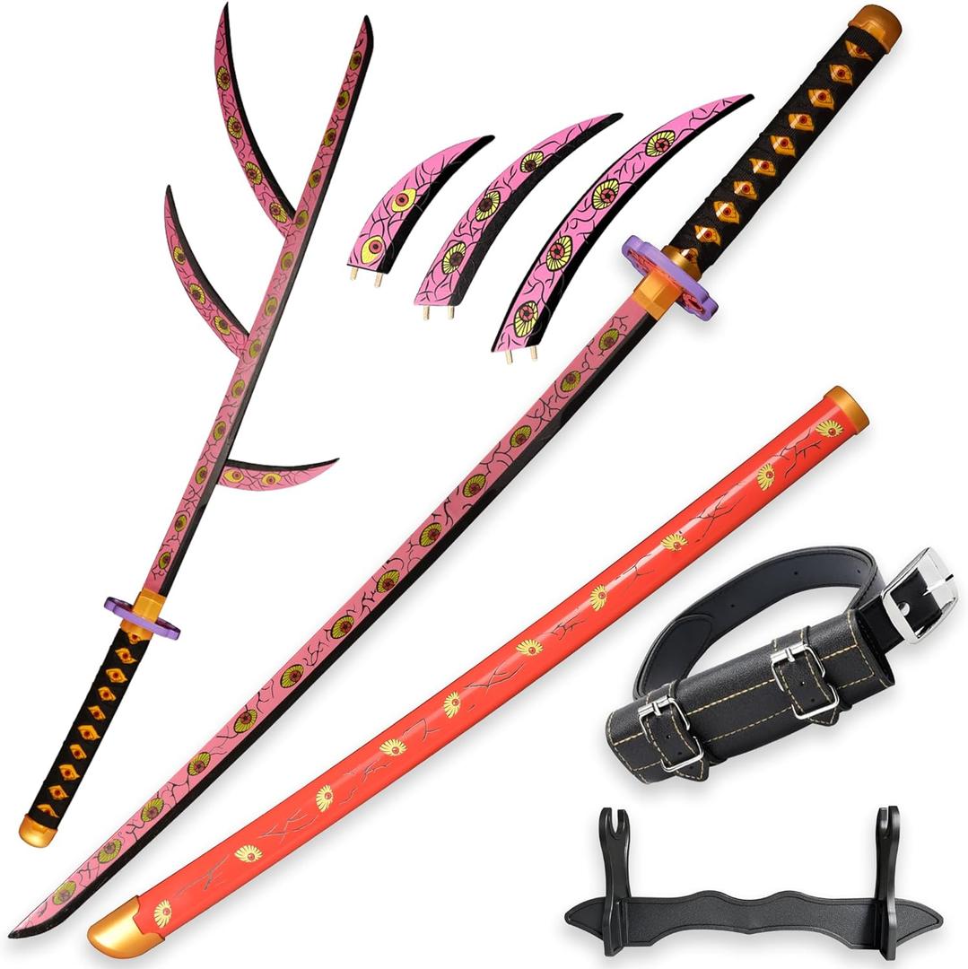 SV Bamboo Anime Cosplay Demon Slayer Sword - Kokushibo Sword Katana 41 Inch