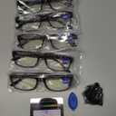 Gaoye Professional Reading Glasses for All Day - Computer Readers with Blue Light Protection - Value Pack (D1-leopard*5)