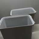 IRIS USA Dog Food Storage Container with Wheels, Airtight Lid, 2-Cup Scoop, Up to 30 Pounds Pet Food Storage, Built in Scoop Storage in Lid, Pet Food Bin, Portable, BPA Free, 2 Pack, Gray/Dark Gray