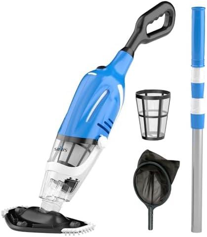 YSMJ  Cordless Pool Vacuum for Above Ground Pool with a Telescopic Pole