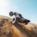 ARRMA 1:8 Kraton 6S EXB Ready to Run, Clipless Body, Basher Monster Truck RC Remote Controlled, Powerful and Stable with Brushless Motor, Battery and Charger Not Included, Black, ARA8708V6T1, 1/8 Scale