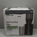 Juicer Machines,Fretta Cold Press Juicer Machines with American-Sourced PCTG Material,Fit Whole Fruits & Vegetables,Easy to Clean,Truly BPA-Free,Classic Black (1.0 L)