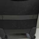BAGSMART Underseat Carry On luggage Airline approved, 16-inch Softside Underseater Travel Suitcase with Spinner Wheels Lightweight Overnight Bag Small Rolling Carry-on for Women Men Weekender,Black