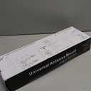 Heavy Duty Universal Adjustable Antenna Mount Pole(OD 1 11/16", Length 17 1/4"), Pole Mounting Bracket for Wall Eave Roof, Compatible with Antenna, Weather Station and WiFi Extender, with U-Bolt Kit