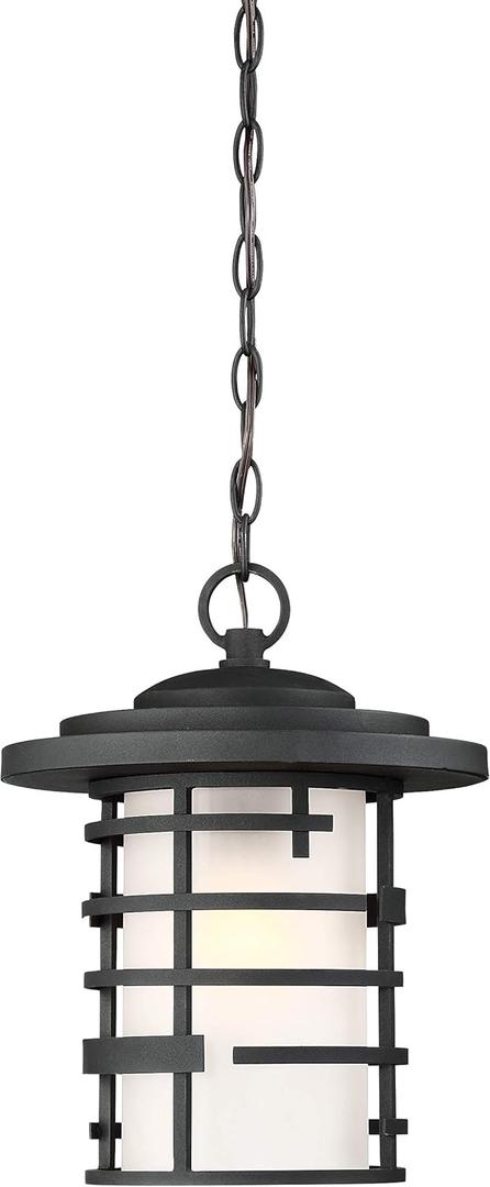 Nuvo 60/6405 One Light, Hanging Lantern, Black