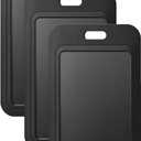 7 x Youze 3 Pack Black Vertical Hard Plastic ID Card Holder Clear Window Slim Card Protector for Office School Daily Use
