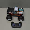 Remote Control Car, 1:16 RC Monster Truck, 2.4GHz 20 Km/h Fast All Terrain Off Road RC Cars for Boys Girls Ages 4-7 8-12, Cool Christmas Birthday Gift Toy for Kids and Adults (Orange)