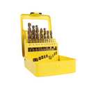 Cobalt Drill Bits Set 19pcs Metric M35 HSS 135 Degree Tip Split Point Jobber Length Twist Drill Bit for Hardened Metal Cast Iron Stainless Steel Plastic and Wood with Metal Storage Case 1-10mm