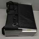 Dog Stairs for Large Dogs - 5 Step Wide 16in High 34in Foldable Dog Ramp for Car Non-Slip Surface Support up to 230lbs - Suitable for SUV, Truck, Sofas, Bed