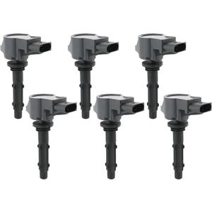 DICMIC Set of 6 Ignition Coil Pack Compatible with Mercedes Benz E350 GLK350 ML350 ML450 R350 S400 C230 C280 C300 C350 CLK350 SLK280 SLK300 SLK350 V6 3.0L 3.5L Replace# UF535, UF585, C1691, 5C1748