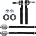 labwork Front Inner Outer Tie Rod End Driver Passenger Kit Set Replacement for Hummer H3 H3T 2006-2010