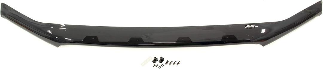 Auto Ventshade [AVS] Bugflector Hood Shield / Protector | Fits 2015 - 2020 Ford F-150 (Excludes Raptor) | High Profile Bug Deflector - 1 pc., Dark Smoke | 23243