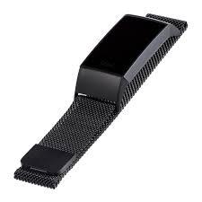 WITH it Stainless steel mesh band for use with FITBIT CHARGE 4 & CHARGE 3