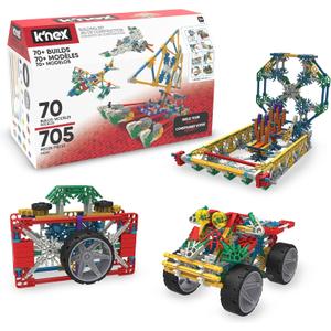 K'NEX - 70 Model Building Set 705 Pieces, STEM Learning, Creative Play Set Ages 7+ 