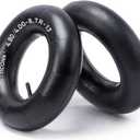 TICONN 4.80/4.00-8 Inner Tube, 2 Pack Inner Tire Tube for Wheelbarrow Tires, Replacement Tube with TR-13 Straight Valve Stem for Wheelbarrows, Mowers, Hand Trucks