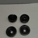 Motoforti Universal Automotive Headlight Dust Cover Headlight Dust Caps for Led, 80mm, Rubber, Black, 4pcs