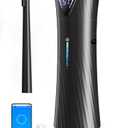 MONISEN 17L/4.5Gal Humidifier Large Room, Smart Quiet Ultrasonic Cool Mist Humidifiers for Bedroom, Covers 2000ft², 56H Runtime, 24H Timer, 3 Mist Modes Humidifiers for Home, Office, Plants, Black