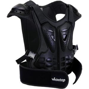 Webetop Adults Dirt Bike Body Chest Spine Protector Armor Vest for Skiing (M for height 5.4'-5.7') Webetop Adults Dirt Bike Body Chest Spine Protector Armor Vest for Skiing (M for height 5.4'-5.7')