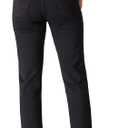 Levi Strauss Signature Gold Women's Totally Shaping Ultimate Ankle Straight Mid-Rise Stretch Denim Jeans (Noir)