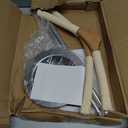 Adjustable Shirt Display Stand 2Pcs, 20-35 Inch Height Tshirt Display Stand for Vendors, T Shirt Mannequin Display Shirt, Jacket, Coat at Clothing Vendor Events, Trade Fairs, Trade Shows(White)