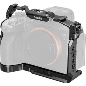 SmallRig A7 V / A7R V / A7 IV HawkLock Quick Release Full Cage for Sony Alpha 7 V/Alpha 7R V/Alpha 7 IV Camera