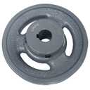 AK44-5/8 v Belt Pulley, 4.25 inch OD, 5/8 Inch Bore,Cast Iron Material, AK Single Groove Mechanical v-Belt Pulleys for "4L" or "A" or "3L" Belts