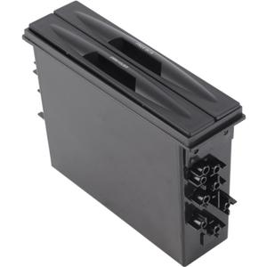 For Single din Cup Holder Yctze Adjustable Folding Drink Holder Universal Car Auto Double Din Radio Pocket Drink Cup Holder+Storage Box Audio Conversion Storage Box (Black)