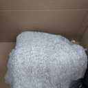 Ultra Soft Cozy Sherpa Throw Blanket with Tassel, Light Weight Warm Decorative 2 Tones Ombre Light Brown Pattern Reversible Boho Style Blanket for Sofa, Couch, Bedroom,Travel, 50x60
