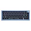 BOYI GMK67 65% Keyboard Kit,Hot Swap Gasket Mounted PCB Custom RGB Barebones Keyboard Wireless Tri-Mode BT5.0/2.4GHz/USB-C Wired Custom Gaming DIY Kit(Blue+Knob)