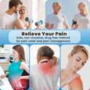 MASTOGO Wireless TENS Unit Back Pain Relief Massager- Muscle Stimulator Machine - Wireless TENS Unit Muscle Stimulator- tens Unit