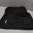 KITCHENAID Fitted Tilt-Head Solid Stand Mixer Cover with Storage Pocket, Quilted 100% Cotton, Matte Black, 14.4"x18"x10", NEW AND IMPROVED FIT