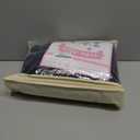 2-in-1 Black Tulle Table Skirt Tablecloth for 6 Foot Rectangle Tables, Black Party Tablecloths Ruffle Tutu Table Skirt Stretch Fitted Table Covers for Birthday Retirement Funeral Banquet Bachelorette