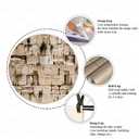 7x5ft Western Wall Jerusalem City Backdrop Rustic Wall Photography Background Travel Natural Scenery Banner Room Decor Wallpaper KU701