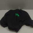 Mens St Patricks Day Sweater Embroidered Black (XLarge)