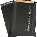 12x15.5 inch Biodegradable Shipping Bags,50 Count Compostable Poly Mailers with Eco Friendly Packaging Envelopes Supplies Mailing Bags
