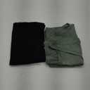 Amazon Essentials Women's Slim-Fit Thin Strap Tank Top, Pack of 2 (Medium, Black/Olive)