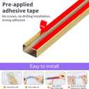 Stainless Steel Management Raceway of Cables, 3-Pack 39.37in Metal Cable Condenser, Self-Adhesive Wire Cord Hider, No Screws No Drill On Wall Cable Cover Channels for Floor Home Office Kitchen