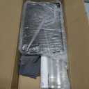 Multi-Purpose Snow Shovel for Driveway, 55-Inch Long Handle Lightweight Snow Removal Tool, Large Capacity Shovel for Sidewalk, Garage, Garden & Chicken Coop Cleaning (Poop & Bedding Scoop)