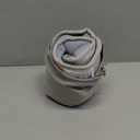 Upgraded Travel Pillow, U-Shaped Airplane Head Strap for All Heights, 360 Support, 3D Sleep Mask, 100% Light Blocking, Long Flights Essentials Headrest, Stop Bobblehead, Grey