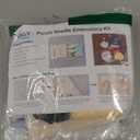 INSCRAFT 304 Pack Embroidery Kit, 200 Colors Threads, 5 Pcs Bamboo Embroidery Hoops, 2 Pcs Aida Cloth, Instructions, Bag and Cross Stitch Tools Set, Hand Embroidery Starter Kit for Beginners Adults