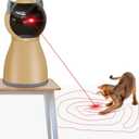 Interactive Cat Laser Toy Automatic for Indoor Cats,Real Random Trajectory Rechargeable Laser Cat Toys for Indoor Cats/Kittens/Dogs