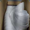 Goose Down Feather Soft Pillows One Pillow 100% Cotton Supportive Bed Pillow Stripe White Color King Size 20x36 inch (King (Pack of 1))