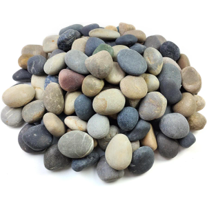 FAHAXIKI Natural River Rocks-40 lbs of Pebbles and River Stones,2-3 Inch Plant Rocks for Landscaping,Garden Paving,Crafting,Walkways,and Outdoor Decorative Stone,Mexican Beach River Rocks