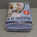 Utopia Bedding Washable Underpads 34" x 36" (Pack of 4), Waterproof Reusable Heavy Absorbency Incontinence Bed Pads for Adults, Kids, Elderly and Pets, Bedwetting Pads for Sofa and Couch (Blue)