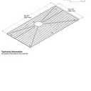 KOHLER Stainless Steel Sink Rack, 32-3/4-Inch x 16-Inch for K-5283 Strive Kitchen Sink, Stainless Steel